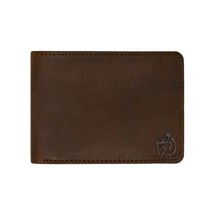 The Hungry Sloth: The Voyager Wallet (Dark Brown)