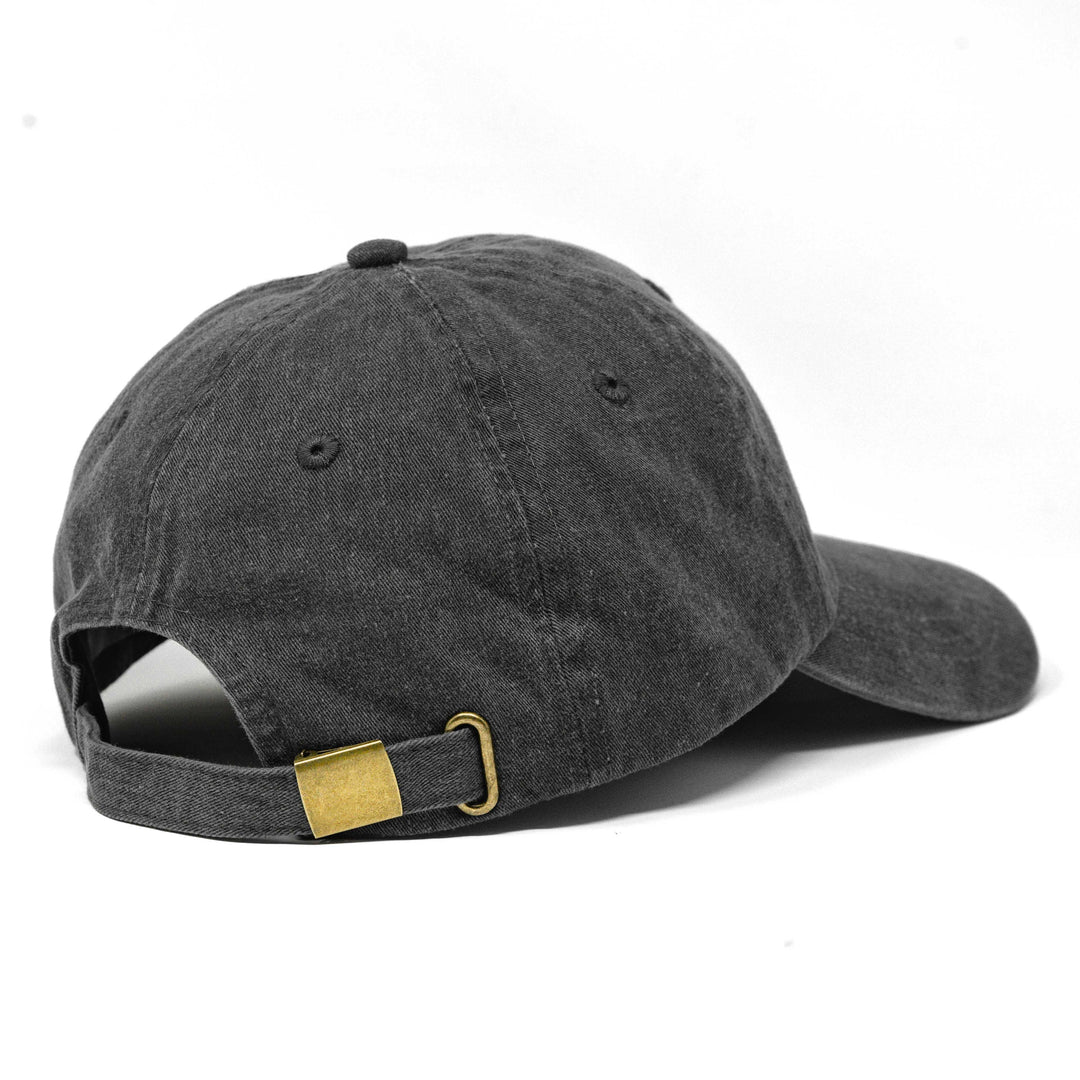 vintage black dad hat back