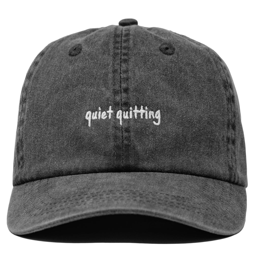 quiet quitting dad hat