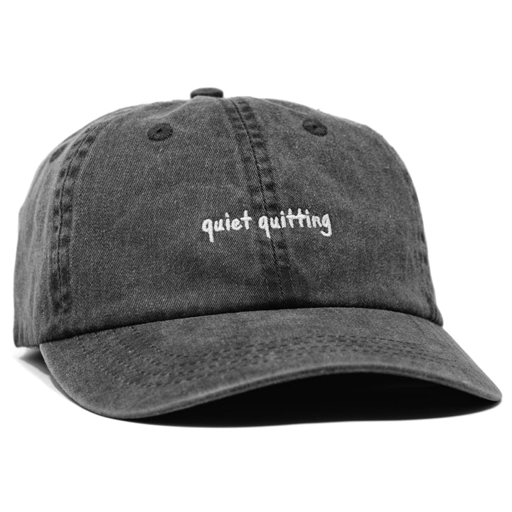 quiet quitting dad cap